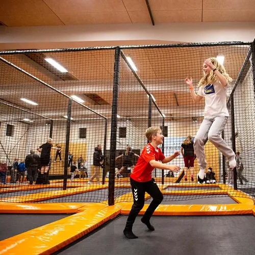 Hvidbjerg Strand Camping Resort Play City Trampolincenter Trampolin
